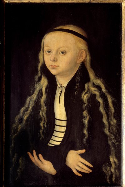 Portret van Magdalena Luther door Lucas the Elder Cranach