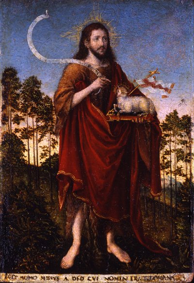 Sint Johannes de Doper door Lucas the Elder Cranach