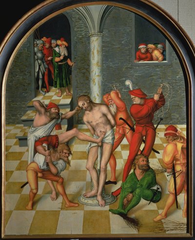 De geseling van Christus door Lucas the Elder Cranach