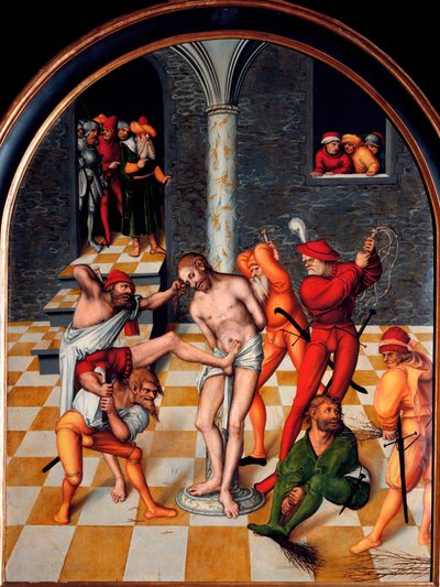 De geseling van Christus door Lucas the Elder Cranach