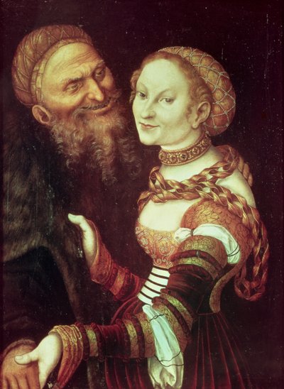 De Zieke Oude Man door Lucas the Elder Cranach