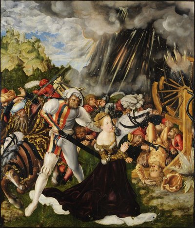 Het martelaarschap van Sint Catharina door Lucas the Elder Cranach