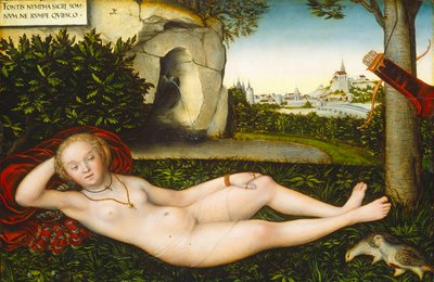 De Nimf van de Bron door Lucas the Elder Cranach