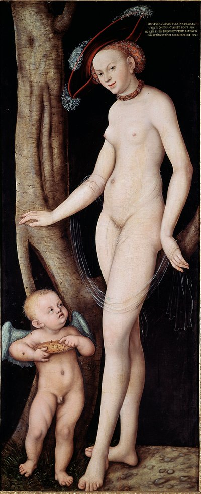 Venus en Cupido door Lucas the Elder Cranach