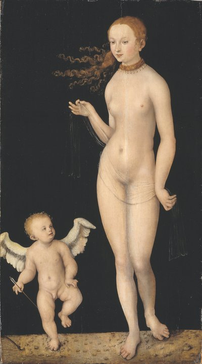 Venus en Cupido door Lucas the Elder Cranach