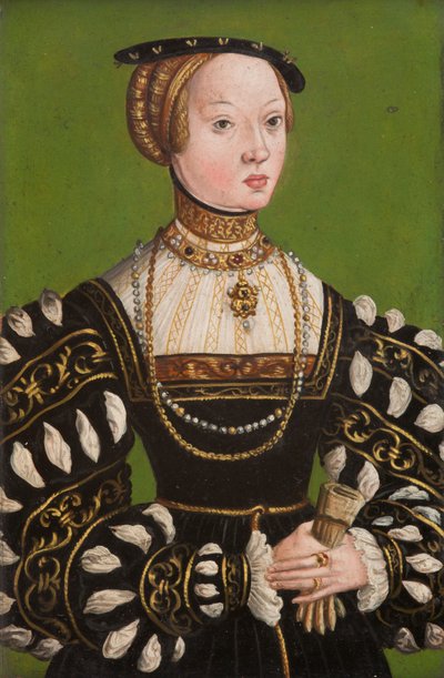 Elizabeth van Oostenrijk (1526-1545) door Lucas the Younger (school of) Cranach