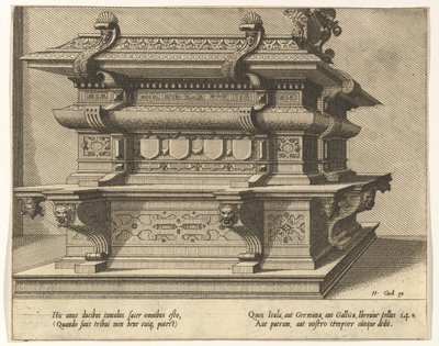 Cnotaphiorum 14, 1563. Makers: Johannes van Doetecum I, Lucas van Doetecum door Lucas van Doetecum