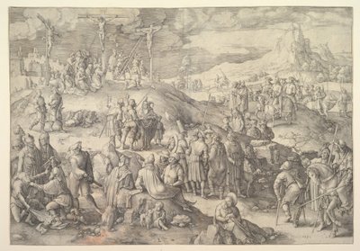 Calvarie Golgotha door Lucas van Leyden