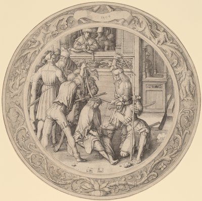 Christus met Doornenkroon door Lucas van Leyden