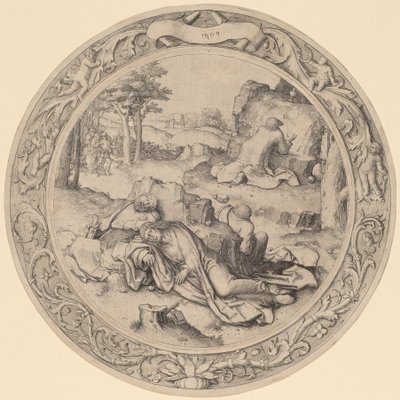 Christus in Gethsemane door Lucas van Leyden