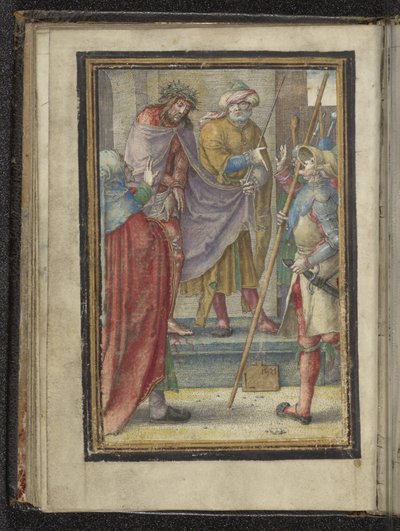 Christus aan het volk getoond (Ecce Homo) door Lucas van Leyden