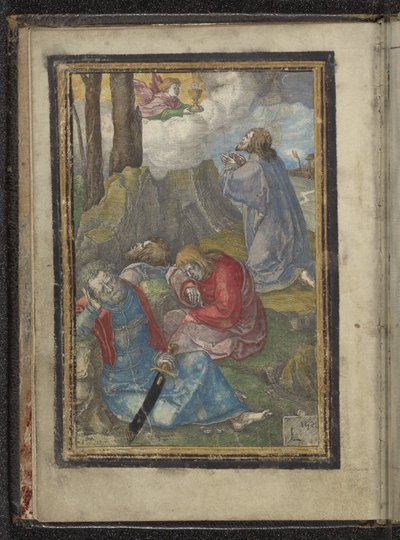 Christus in de hof van Getsemane door Lucas van Leyden