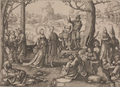 Dans van de Magdalena door Lucas van Leyden