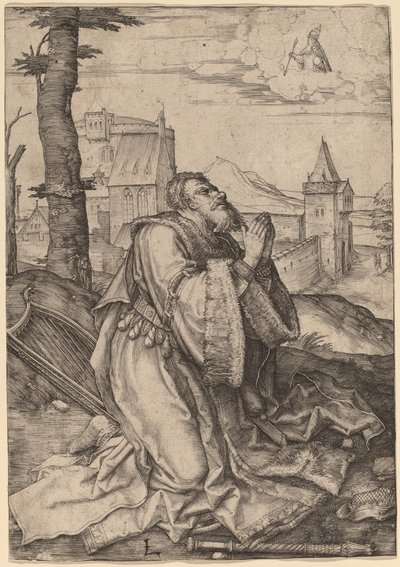 David die Bidt door Lucas van Leyden
