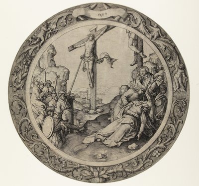 De kruisiging De Ronde Passie (serie titel) door Lucas van Leyden