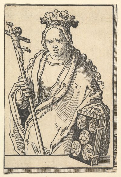 Ecclesia Christi Geloof, uit de serie van Sibyllen door Lucas van Leyden