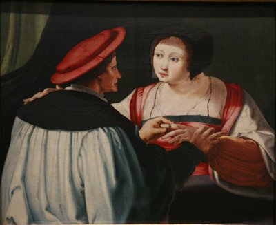 Verloofden door Lucas van Leyden