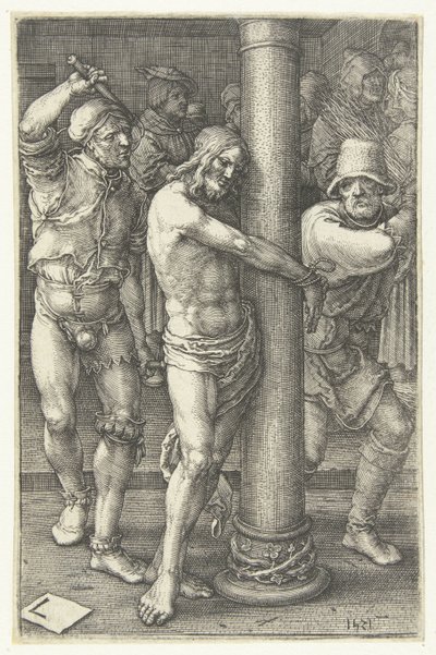 Geseling van Christus De kleine Passie door Lucas van Leyden
