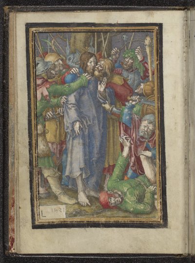 Gevangenneming van Christus (Passie van Christus) door Lucas van Leyden