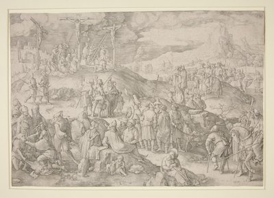 Golgotha (De Grote Calvarie) door Lucas van Leyden