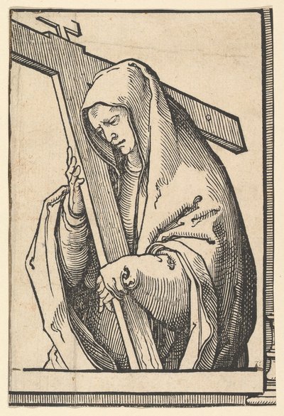 Helleoportische Sibylle, uit de serie Sibyllen, ca. 1530 door Lucas van Leyden