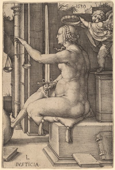 Justicia (Gerechtigheid) door Lucas van Leyden