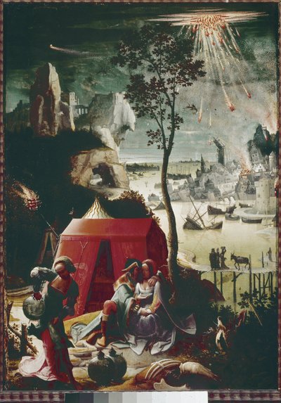 Lot en zijn dochters door Lucas van Leyden