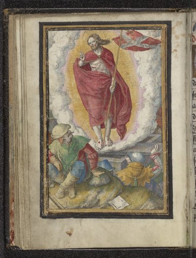 Opstanding (Passie van Christus) door Lucas van Leyden