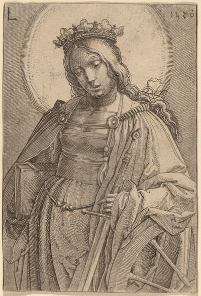Sint Catharina door Lucas van Leyden