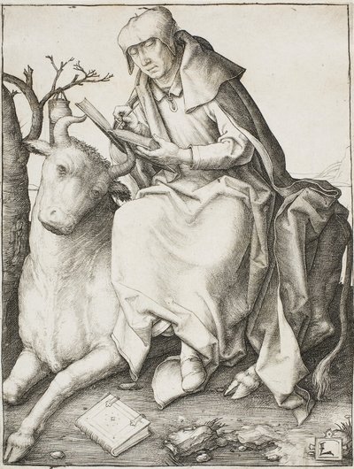 Sint Lucas, c.1508 door Lucas van Leyden