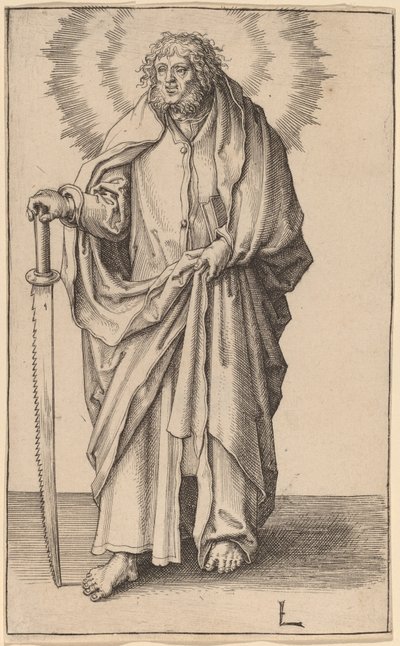 Sint Simon door Lucas van Leyden