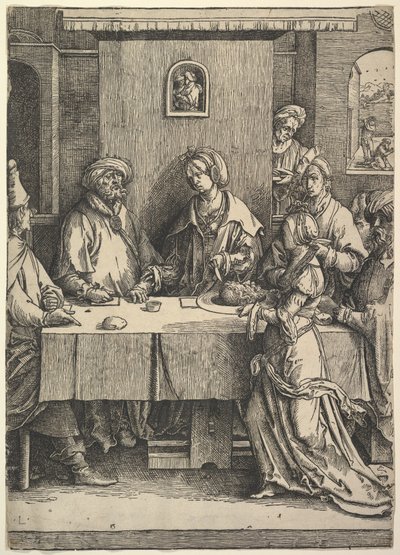 Salome met het Hoofd van Johannes de Doper, 1514 door Lucas van Leyden