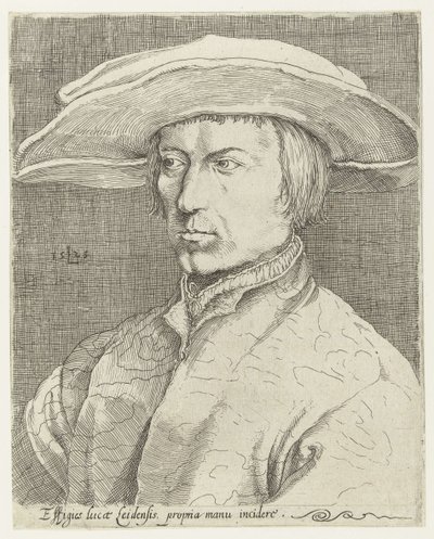 Zelfportret door Lucas van Leyden