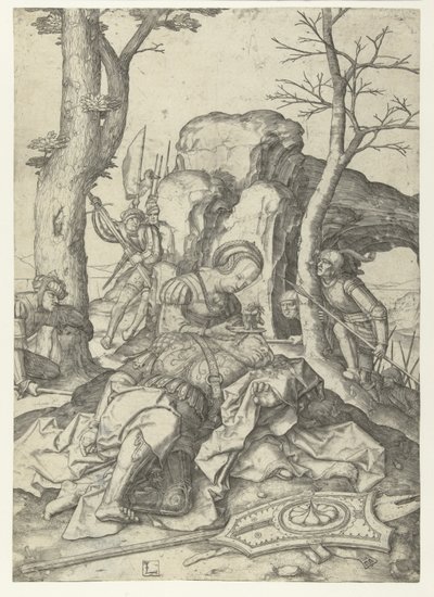 Simson en Delila door Lucas van Leyden