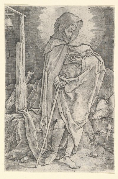 St. Antonius door Lucas van Leyden