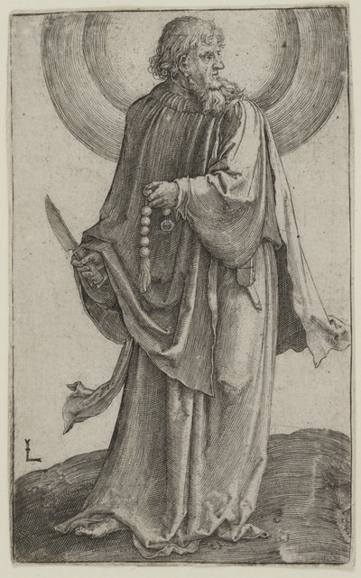 Sint Bartholomeus, c.1511 door Lucas van Leyden