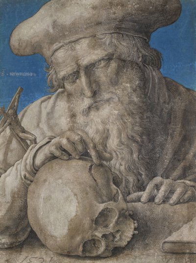 Sint Hiëronymus door Lucas van Leyden