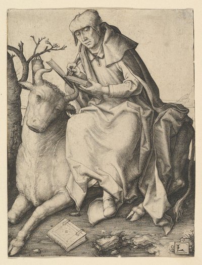 Sint Lucas, ca. 1508 door Lucas van Leyden