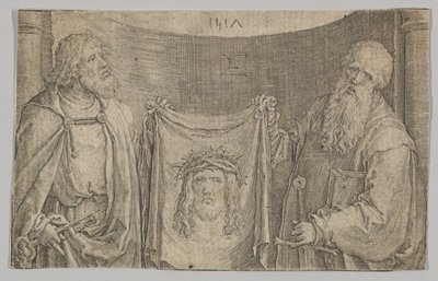 St. Petrus en Paulus met de Vernicle door Lucas van Leyden