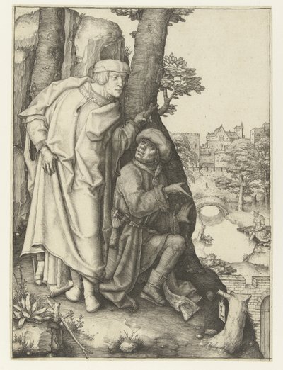 Susanna en de ouderlingen door Lucas van Leyden