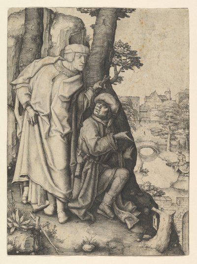Susanna en de Twee Ouderen, ca. 1508 door Lucas van Leyden