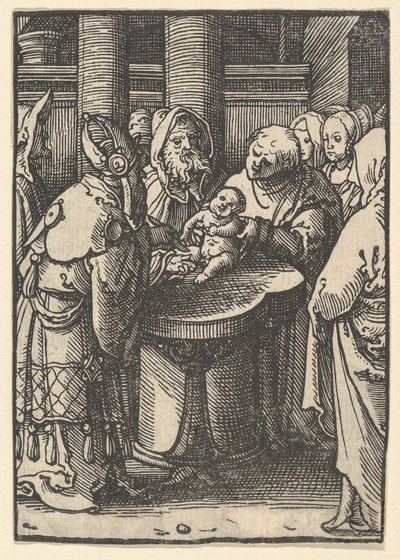 De Besnijdenis, ca. 1520 door Lucas van Leyden