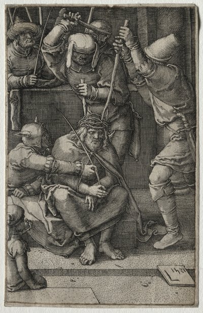 De Passie: Christus Gekroond met Doornen door Lucas van Leyden