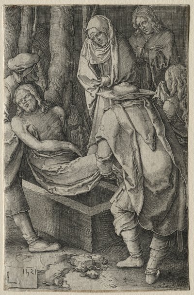 De Passie: De Begrafenis van Christus door Lucas van Leyden