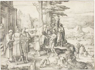 De terugkeer van de verloren zoon door Lucas van Leyden