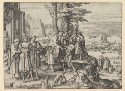 De terugkeer van de verloren zoon door Lucas van Leyden