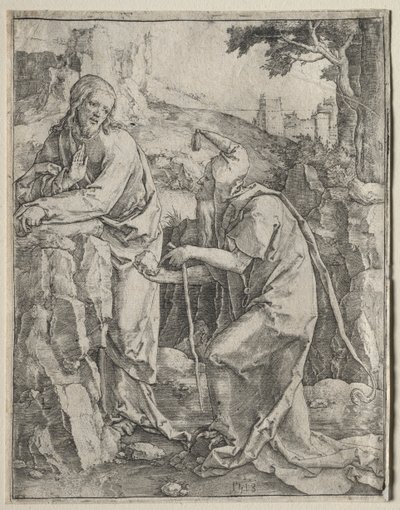 De Verzoeking van Christus door Lucas van Leyden