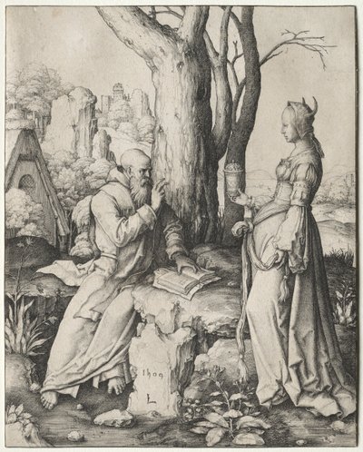 De Verleiding van Sint Antonius door Lucas van Leyden