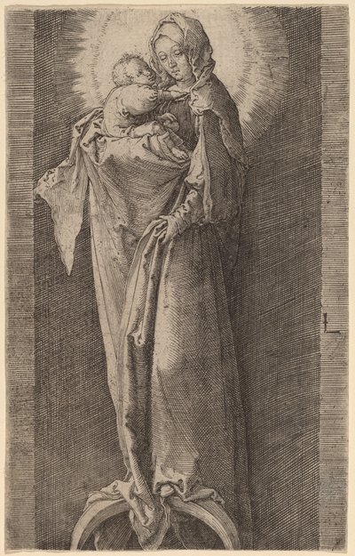 De Maagd in de nis door Lucas van Leyden