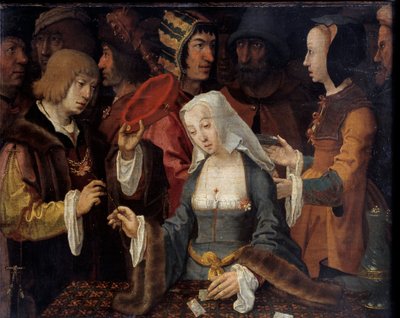 De kaartspelers. door Lucas van Leyden
